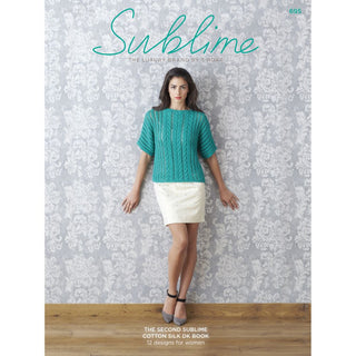 SU695 The Second Sublime Cotton Silk DK Book, 12 designs for women