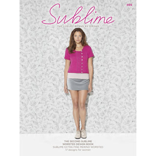 SU699 The Second Sublime Worsted Design Book, 17 designs for women