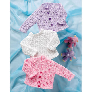 St8039 Baby Cardigans and Jumper Wondersoft 4ply