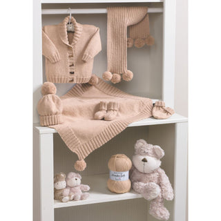 St8295 Baby Cardigan, Blanket, Hat, Mittens and Booties Wondersoft DK