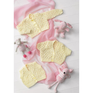 St8604 Baby Cardigans and Waistcoat Wondersoft Stardust