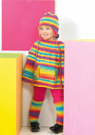 St8741 Children's Cape, Leg Warmers and Helmet Wondersoft Merry Go Round