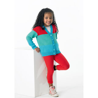 St8747 Children's Cardigan Classique Cotton DK