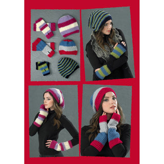 St8762 Ladies Hats and Mittens Life and Special Chunky