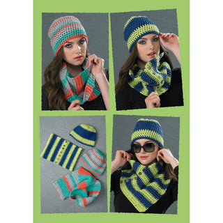 St8763 Ladies Hats and Mittens Classique Cotton DK