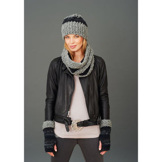 St8784 Ladies Hat, Cowl and Mittens Swift Knit Super Chunky