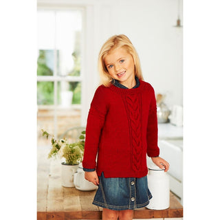 St8932 Children's Cable Jumper Life DK
