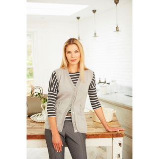 St8935 Ladies Waistcoat Life 4ply