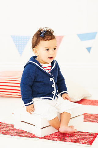 St8938 Children's Sailor Jacket with Collar Wondersoft DK