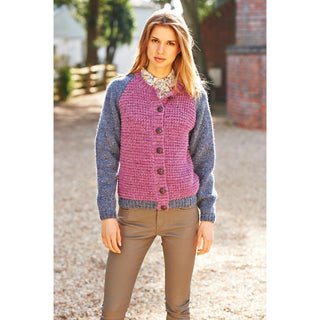 St9010 Ladies Cardigans Alpaca Tweed