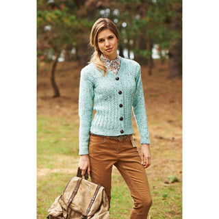 St9013 Ladies Cardigans Alpaca Tweed