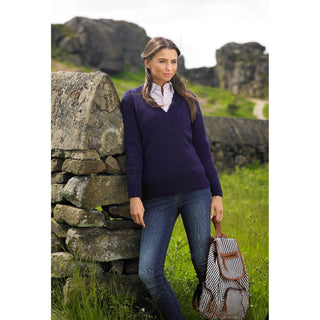 St9025 Ladies V Neck Jumper Life DK