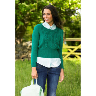 St9026 Ladies Cable Jumper Life DK