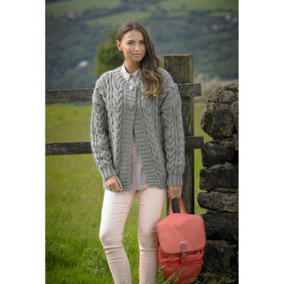 St9046 Ladies Cable Jacket Life Chunky