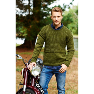 St9095 Man's Jumper Alpaca DK