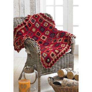 St9100 Granny Square Blanket Alpaca DK