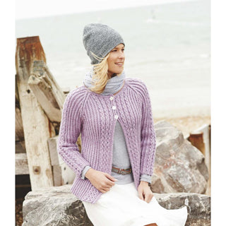 St9114 Ladies Cardigan Alpaca Chunky