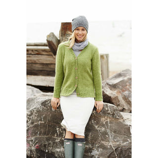 St9115 Ladies Cardigan Alpaca Chunky