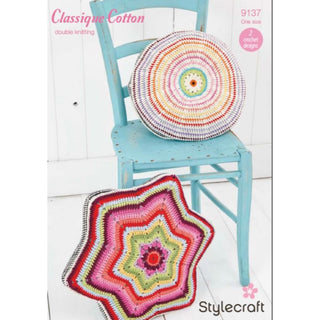 St9137 Star and Circle Cushions Classique Cotton DK