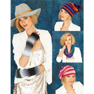 St9186 Ladies Snood, Beret, Slouchy Hat and Mittens Cabaret DK