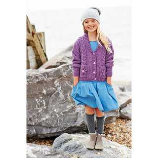 St9194 Children's Cable Cardigan Life DK