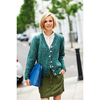 St9199 Ladies Jumper and Cardigan Mosaic Super Chunky