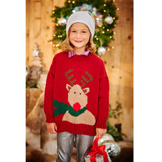 St9204 Children's Jumper Christmas Pattern Special DK Eskimo DK