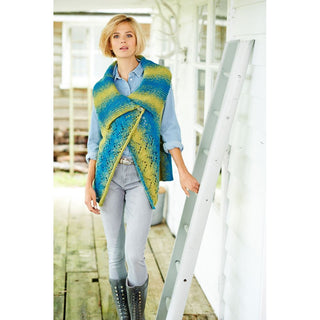 St9220 Ladies One Piece Waistcoat Ombre Aran