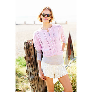 St9249 Ladies Cardigan Malabar Aran