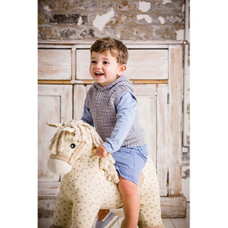 St9281 Children's Hooded Top and Waistcoat Lullaby Print DK