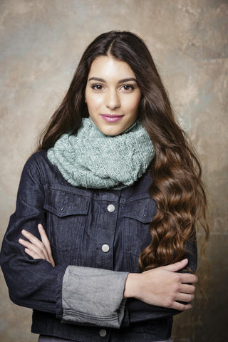 St9295 Ladies Scarf, Mittens and Snood Batik DK