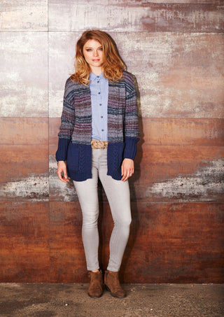 St9316 Jacket and Waistcoat for Women in Stylecraft Vintage Look DK