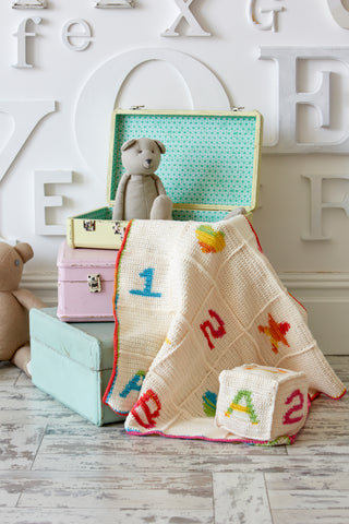 St9327 Crochet Blanket and Block