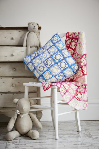 St9328 Crochet Blanket and Cushion