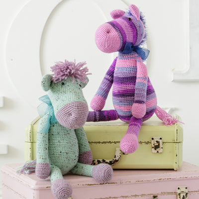 St9354 Crochet Stable Mates in Stylecraft Merry go Round DK, Life DK ...