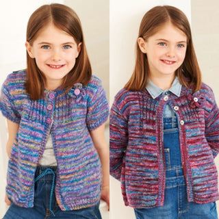 St9410 Girl's Cardigans in Stylecraft Batik Elements DK