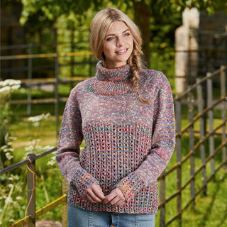 St9428 Jumper and Cardigan for Women in Stylecraft Tweedy DK