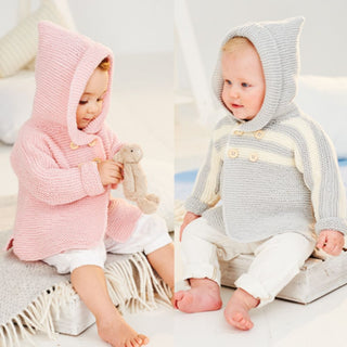 St9502 Baby Coats in Stylecraft Bambino DK