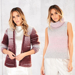 St9564 Ladies Jacket & Vest in Stylecraft Cosy Chunky