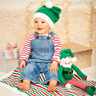 St9577 Buddy The Elf Toy, Hat & Blanket in Stylecraft Wondersoft Stardust DK