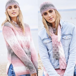 St9597 Sweater, Scarf & Hat in Stylecraft Dream Catcher DK