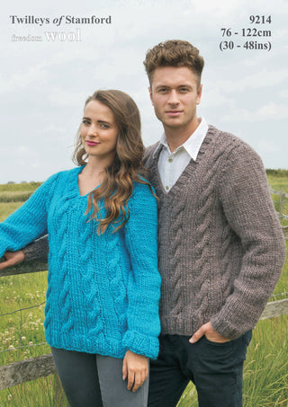 TRT9214 Adult Cable Jumper Freedom Wool