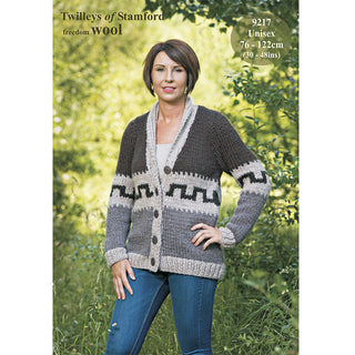 TRT9217 Adult Cardigan Freedom Wool