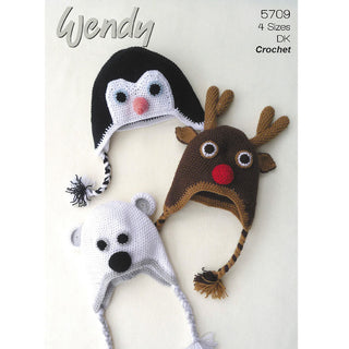 TRW5709 Animal Face Hats DK