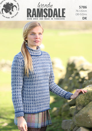 TRW5786 Ladies Jumper Wendy Ramsdale DK