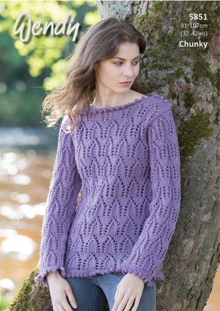 TRW5851 Ladies Lace Jumper Chunky