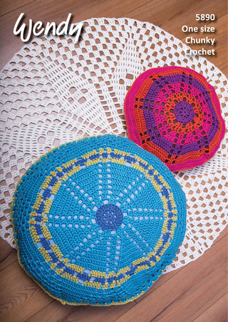 TRW5890 Floor Cushions and Blanket Wendy Supreme Luxury Cotton Chunky