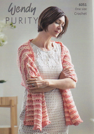 TRW6051 Shawl for women in Wendy Purity