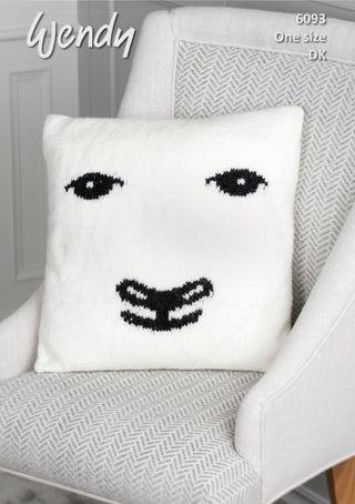 TRW6093 Sheep Cushion in Wendy With Wool DK