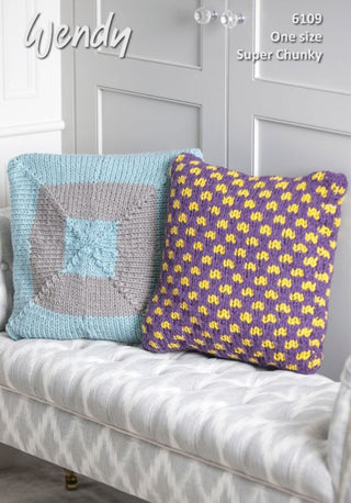TRW6109 Cushions & Doorstop in Wendy With Wool Super Chunky